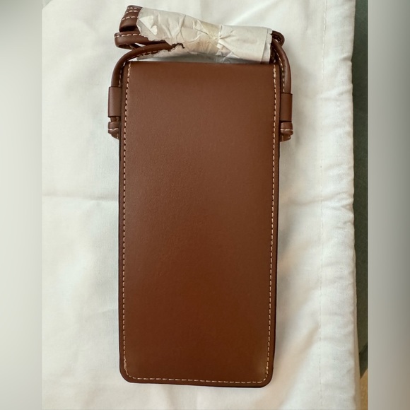 NEW 100% Authentic Celine Sunglasses pouch in brown leather - Picture 4 of 7